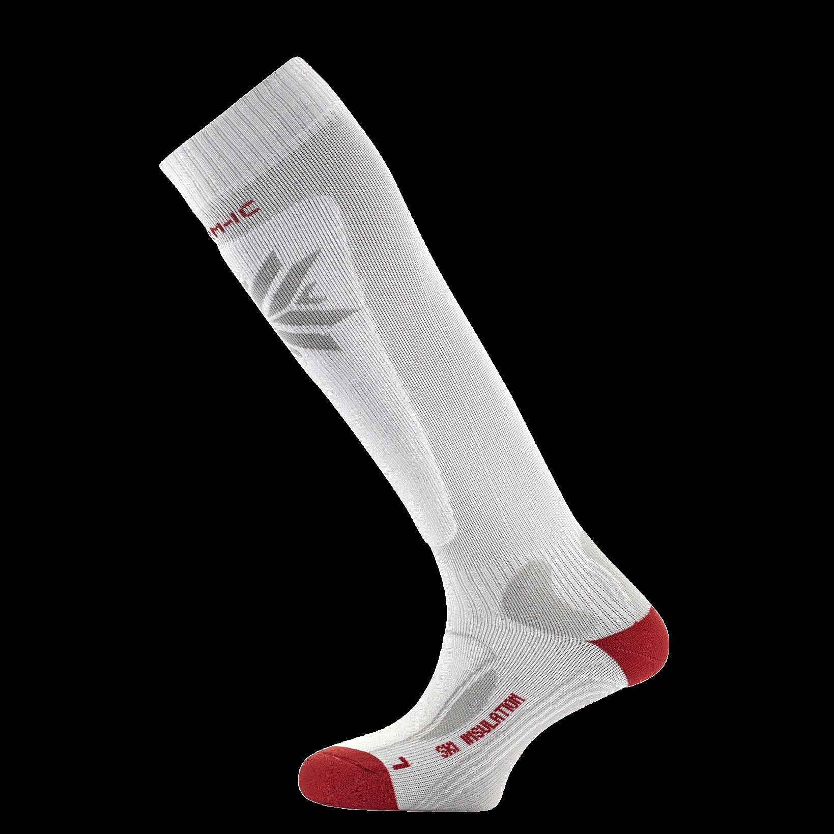 SnowStride Comfort: Premium White Ski Socks for Peak Performance & Warmth
